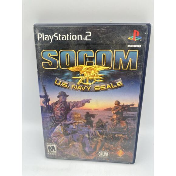 SOCOM U.S. Navy SEALs - PlayStation 2 PS2 - Complete w/ Manual - Picture 1 of 9
